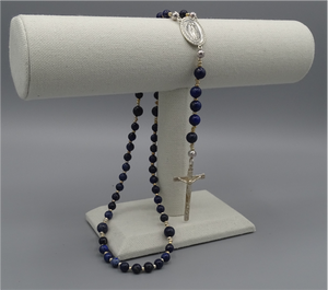 Rosary in Lapis Lazuli