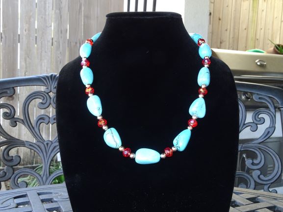 The Turquoise Sunset Necklace